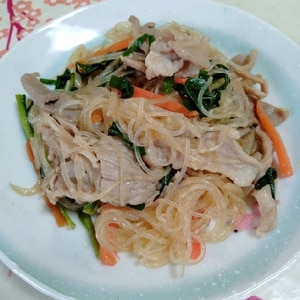 豚肉と春雨の炒め物